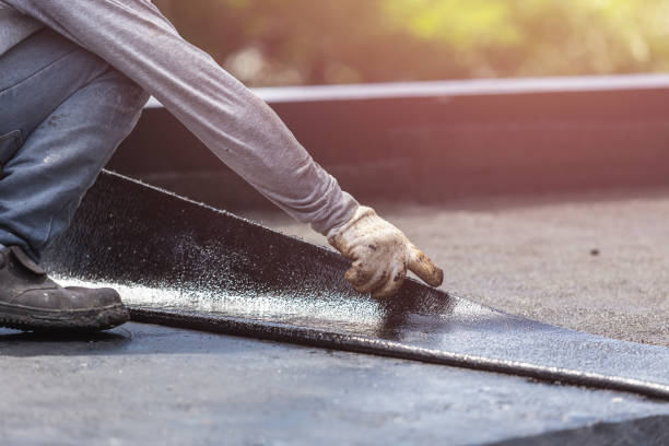 Professional Exterior Waterproofing technician working in Sykesville, MD